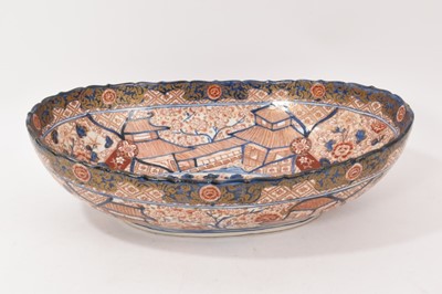 Lot 274 - Japanese Imari boat shaped bowl