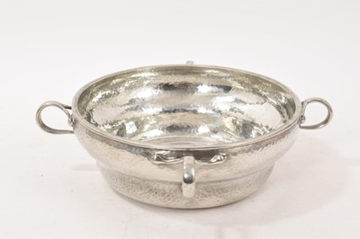 Lot 178 - Tudric pewter four handled dish 01175