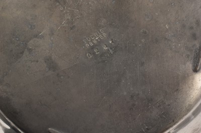 Lot 13 - Tudric pewter twin handled pierced