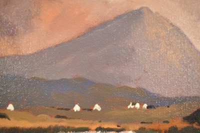 Lot 198 - Alex McKenna (Irish, b. 1943) oil on canvas board - Irish Landscape, signed, 24cm x 34cm, framed