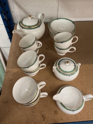 Lot 89 - Wedgwood 'Jade' eight person coffee set