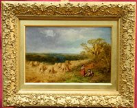 Lot 1542 - Attributed to John Linnell, oil on canvas -...