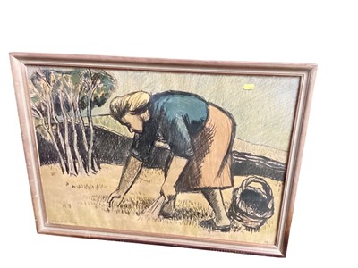 Lot 391 - Martin Elmond (1895-1965) lithograph, Gleaner, signed and numbered