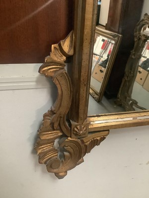 Lot 1466 - Pair of reproduction gilt framed mirrors
