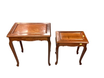 Lot 1304 - Two Chinese hardwood tables