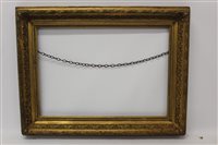 Lot 1567 - A late 19th century gilt and gesso frame -...