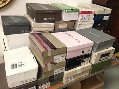 Lot 360 - Large quantity of ladies shoes and boots, boxed as new, mostly sizes UK 5-6