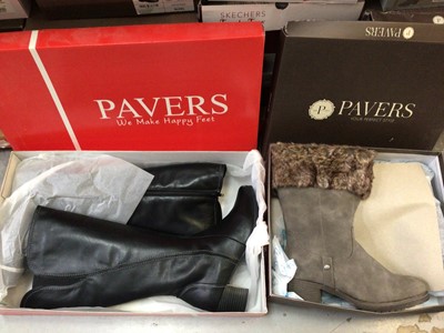 Lot 360 - Large quantity of ladies shoes and boots, boxed as new, mostly sizes UK 5-6