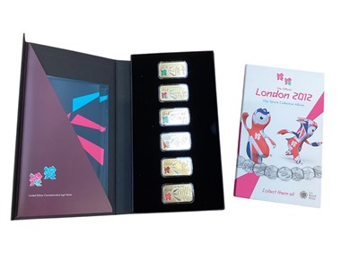 Lot 451 - G.B. - Royal Mint London 2012 50p Sports Collection brilliant UNC in flat packs