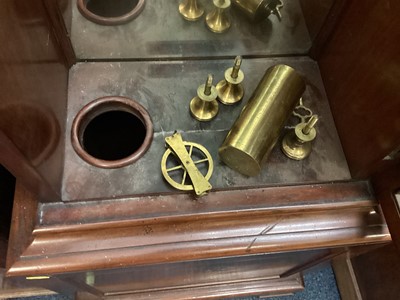 Lot 870 - 19th century regulator longcase clock in mahogany case