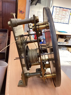 Lot 870 - 19th century regulator longcase clock in mahogany case