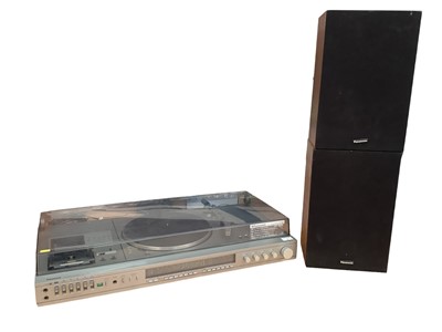 Lot 5 - Panasonic 3 in 1 stereo music system SG-5000 together with a pair of Panasonic speakers model number SB 500