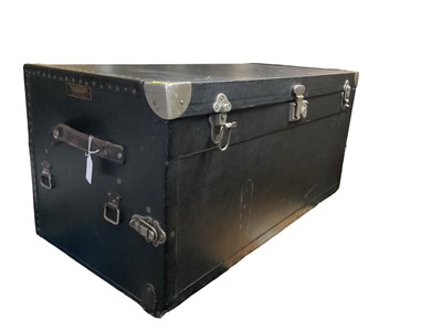 Lot 126 - Vintage 'Travelight' car trunk by R. W. Forsyth Ltd, 82cm in overall length.