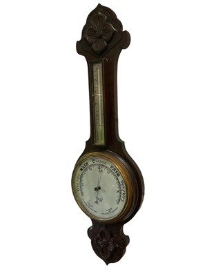 Lot 278 - Early 20th century wheel barometer by Dolland