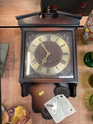 Lot 501 - Wall clock with original receipt