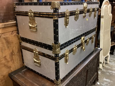 Lot 1278 - Two modern shipping trunks