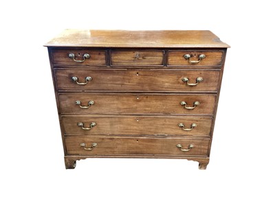 Lot 1643 - George III mahogany chest of drawers