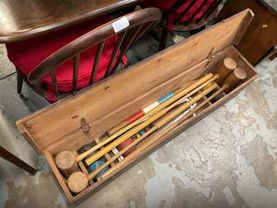 Lot 564 - Croquet set boxed