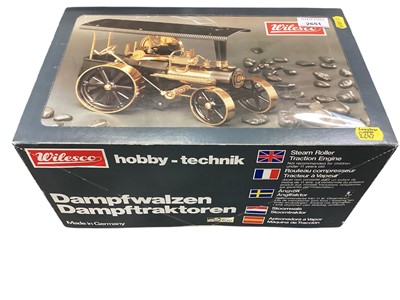 Lot 2651 - Wilesco traction engine