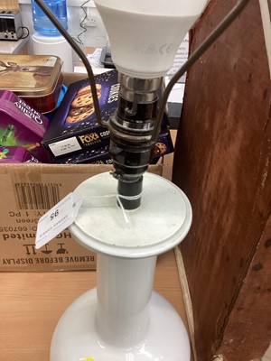 Lot 95 - Kastrup Danish Art glass lamp