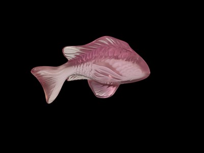 Lot 1101 - Lalique glass fish in original box