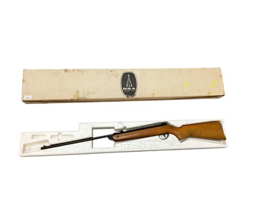 Lot 1057 - BSA Meteor .22 calibre air rifle in original cardboard box.