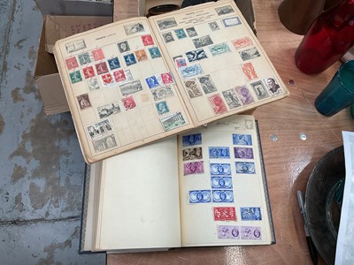 Lot 535 - Two stamp albums, including Chinese, G.B., etc