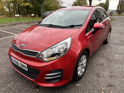 Lot 14 - 2017 Kia Rio SE ISG,1.3 petrol, manual, 5 door hatchback, reg. no. AX66 ORN