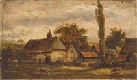 Lot 1382 - Thomas Churchyard (1798 - 1865), oil on panel -...