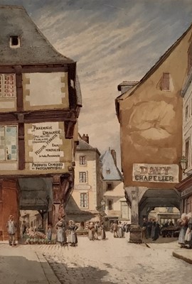 Lot 193 - Hamilton Maxwell (1830-1923) watercolour - Dinan, 1897