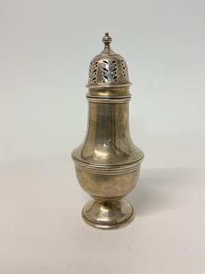 Lot 8 - Large silver caster