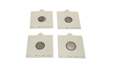 Lot 429 - G.B. - George VI four coin Maundy set 1937 (N.B. Uncased) AU (1 coin set)