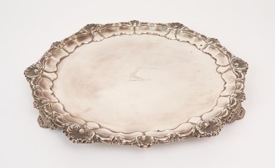 Lot 458 - Silver salver