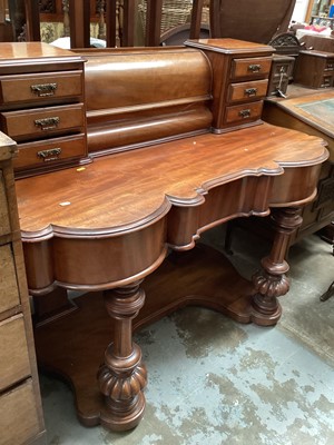 Lot 1282 - Victorian mahogany duchess dressing chest, 122cm wide, 55cm deep, 105cm high