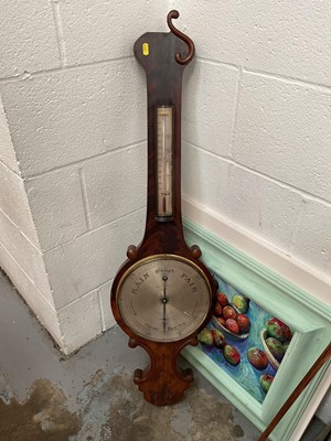 Lot 130 - 19th century banjo barometer by Menzies