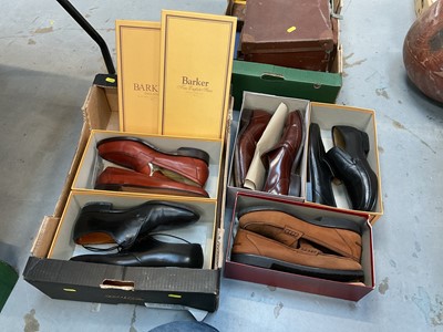 Lot 485 - Five pairs of men's Barker and Bally shoes, sizes 10 - 10 1/2