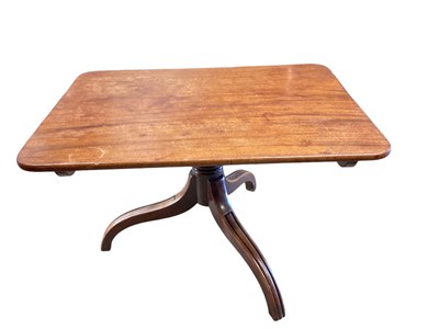 Lot 1317 - Victorian mahogany occasional table with rectangular top, 77cm x 57cm x 48cm high