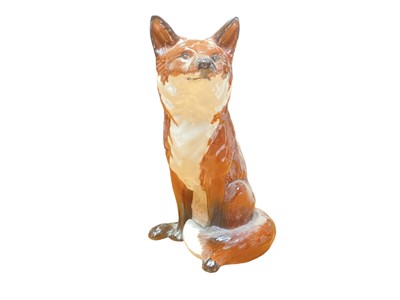 Lot 1115 - Large Beswick fox, model 2348