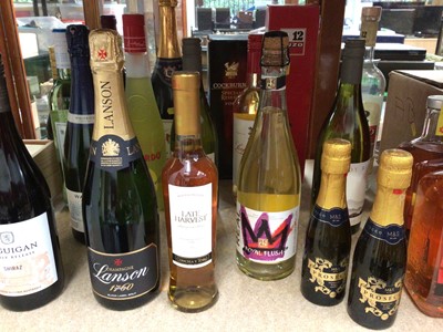 Lot 339 - Group of wines, port, champagnes and spirits