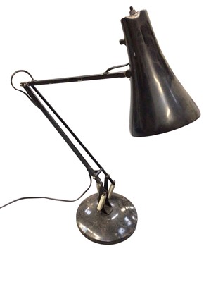 Lot 342 - Black Anglepoise table lamp