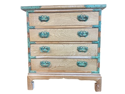 Lot 1430 - Modern chest of four drawers, 59cm wide, 35cm deep, 61cm high