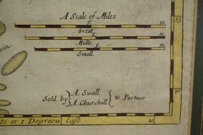 Lot 1300 - C. Smith, early 19th century hand coloured engraved map of Essex, 52cm x 57cm, Robert Morden Essex map