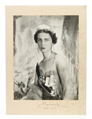 Lot 2 - HRH Princes Marina Duchess of Kent - fine...