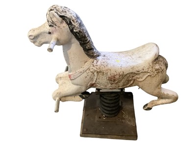 Lot 1448 - Vintage playground rocking horse