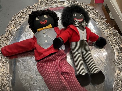 Lot 591 - Two vintage golly dolls (2)