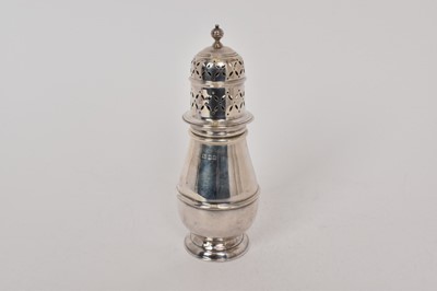 Lot 498 - 1920s silver sugar caster