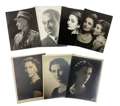 Lot 65 - H.R.H. Prince George Duke of Kent and family, collection of 1930s-1960s portrait photographs by the Harlip Studio including The Duke in his R.A.F. Uniform, Princess...