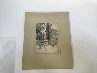 Lot 155 - Robert Goff (1877-1922) pencil sketch - Vevey Switzerland titled, dated and monogrammed