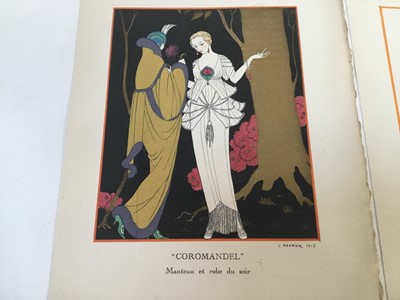 Lot 149 - Gazette du Bon Ton 4 x pochoir plates Pierre Brissaud, Louis Strimpl, George Barbier, George Lepape