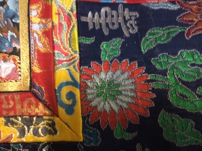 Lot 2081 - Contemporary thangka scrolls (5) plus an earlier example.